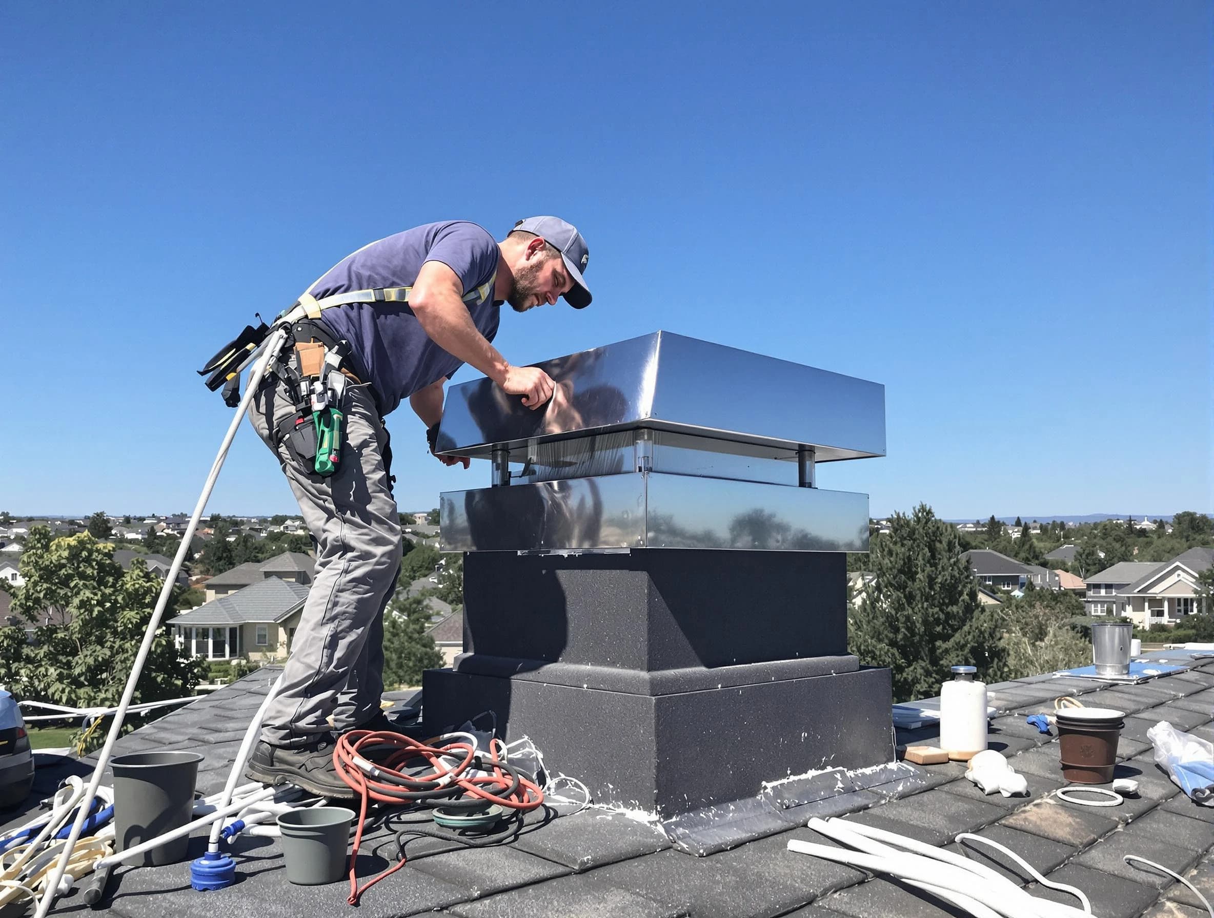Chimney Cap Services service in South Jordan, UT